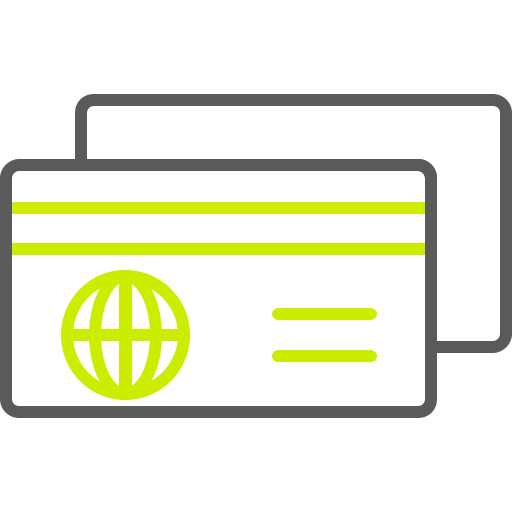 płatność kartą kredytową Generic color outline ikona