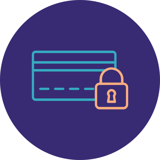 Secure card Generic color fill icon