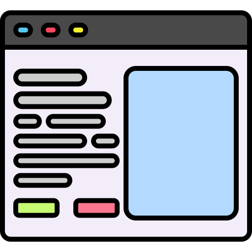 веб-страница Generic color lineal-color иконка
