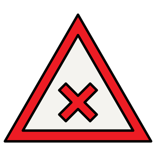 kruis teken Generic color lineal-color icoon
