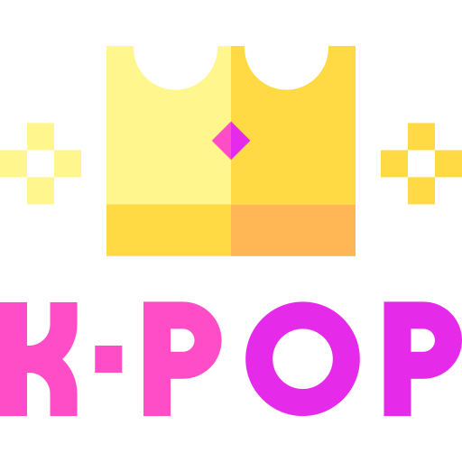 kpop Basic Straight Flat icoon