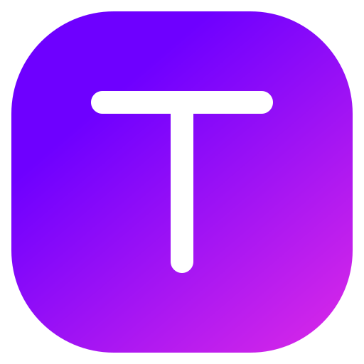 type Generic gradient fill icoon