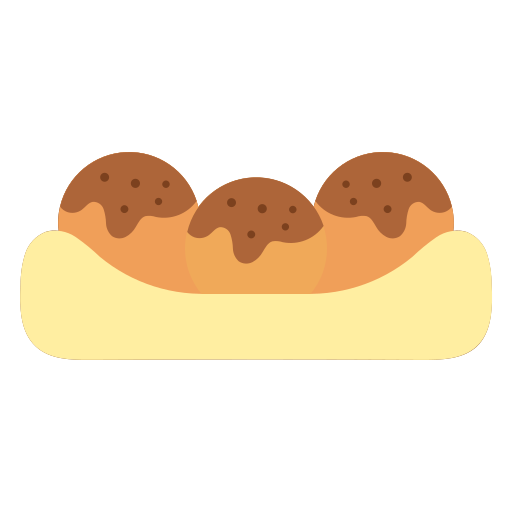 Takoyaki Generic color fill icon