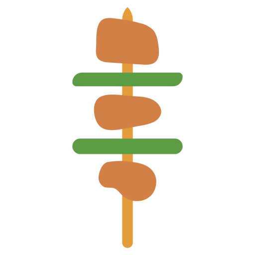 yakitori Generic color fill icono