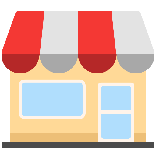 Storefront Generic color fill icon