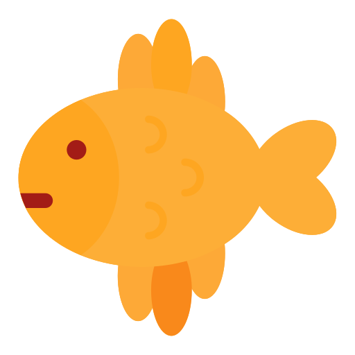 pane di pesce Generic color fill icona