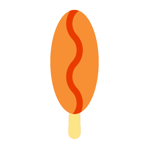 Corn dog Generic color fill icon