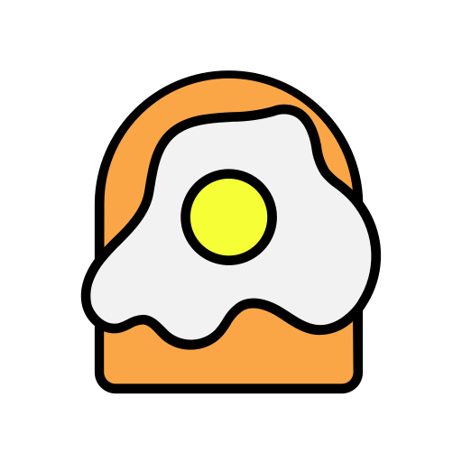 Egg bread Generic color lineal-color icon