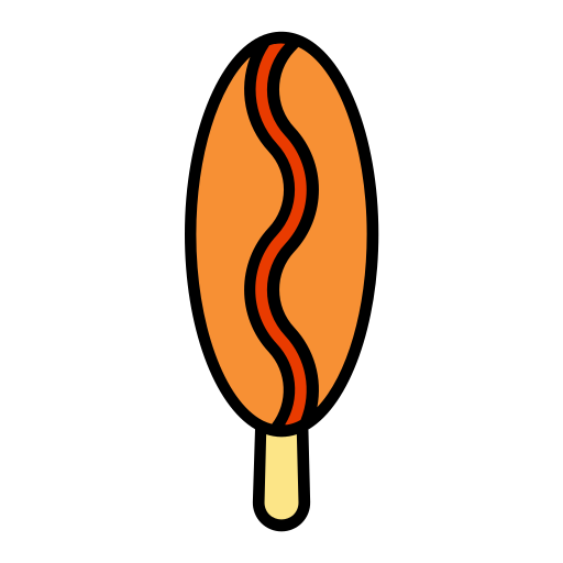 perro de maíz Generic color lineal-color icono