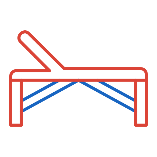 fysiotherapie tafel Generic color outline icoon