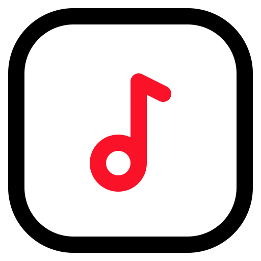 música Generic color outline icono