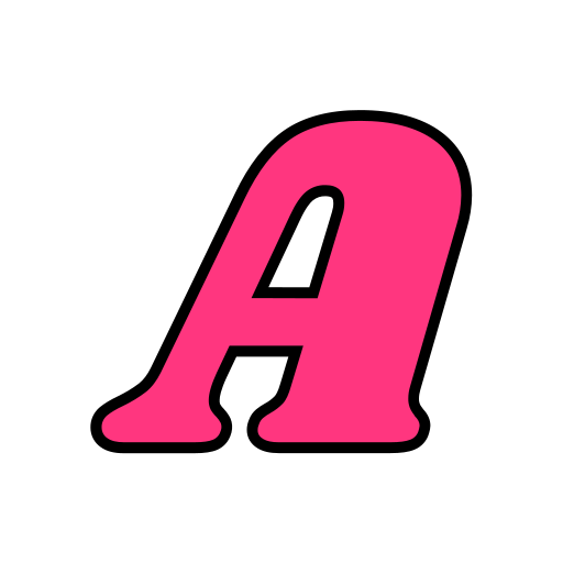 letter a Generic color lineal-color icoon