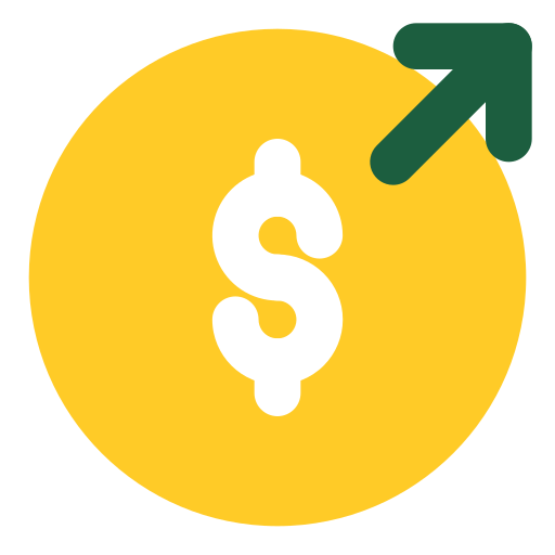 wyślij pieniądze Generic color fill ikona