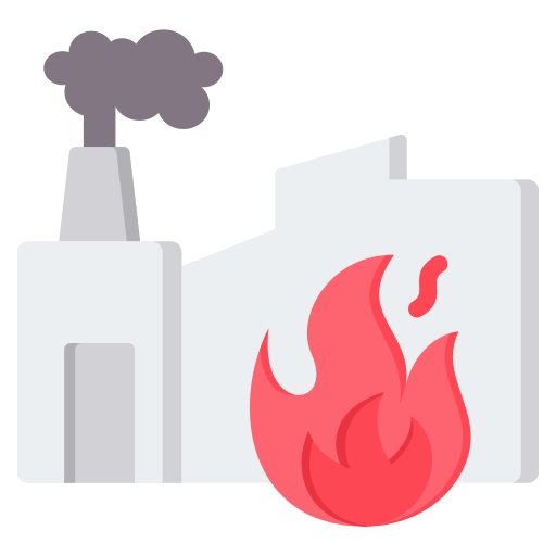 incineración Generic color fill icono