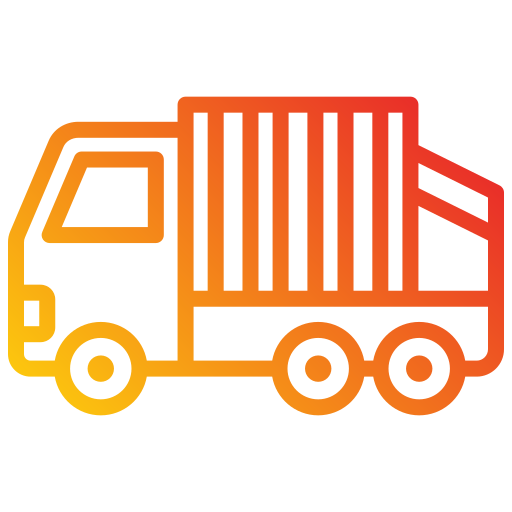 Garbage truck Generic gradient outline icon