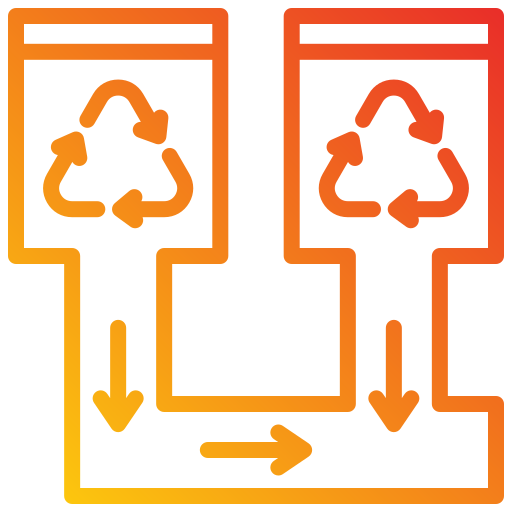 recykling Generic gradient outline ikona