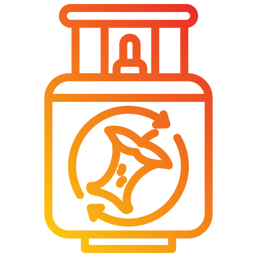 biogas Generic gradient outline icoon