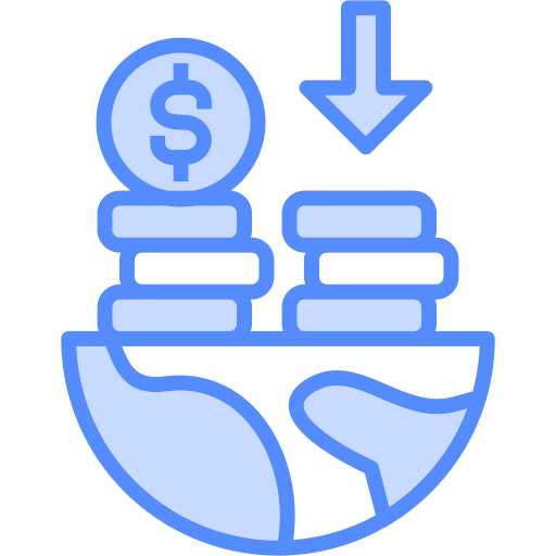 Economic crisis Generic color lineal-color icon