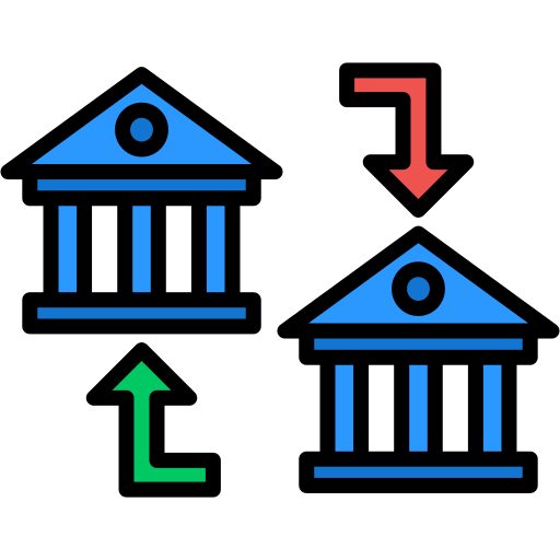 przelew bankowy Generic color lineal-color ikona
