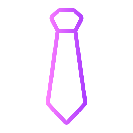 gravata Generic gradient outline Ícone