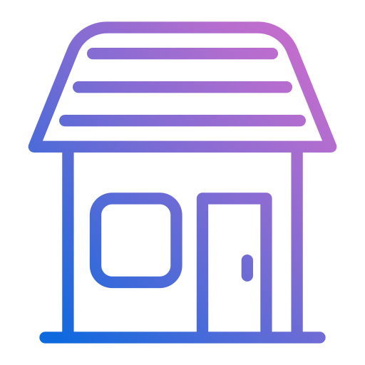 House Generic gradient outline icon