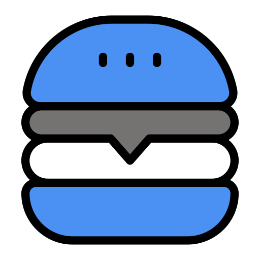 Burger Generic color lineal-color icon