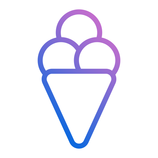 아이스크림 Generic gradient outline icon