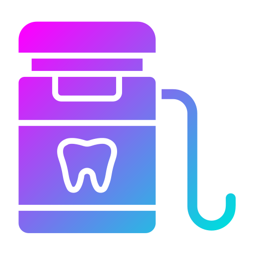 Зубная нить Generic gradient fill иконка