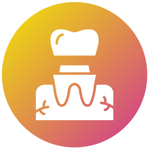 corona dental Generic gradient fill icono