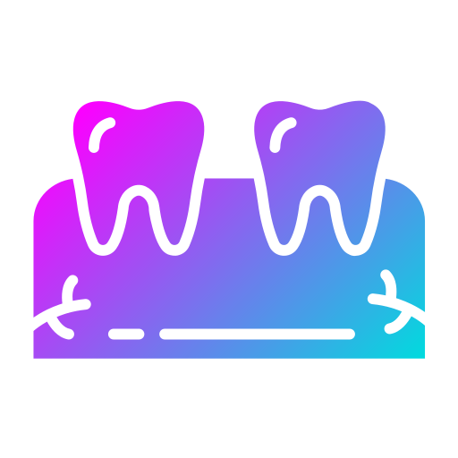Зубы Generic gradient fill иконка