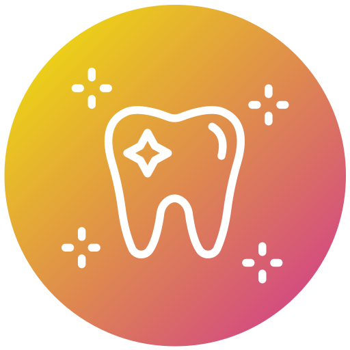 dente pulito Generic gradient fill icona