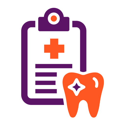 registro dental Generic color fill icono