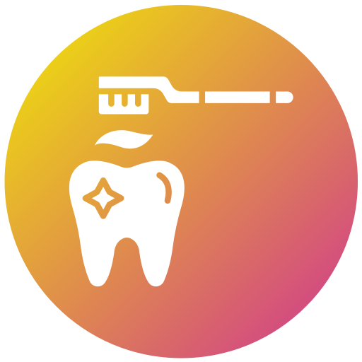pulizia dei denti Generic gradient fill icona