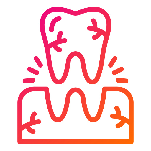 extracción dental Generic gradient outline icono