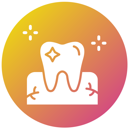 Гигиена зубов Generic gradient fill иконка