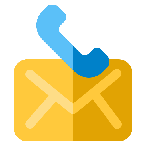 Voice mail Generic color fill icon
