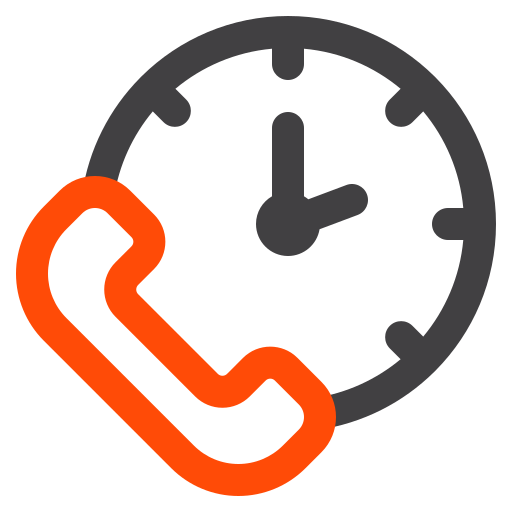 Time call Generic color outline icon