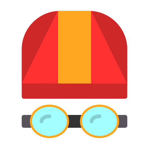 gorra de baño Generic color fill icono