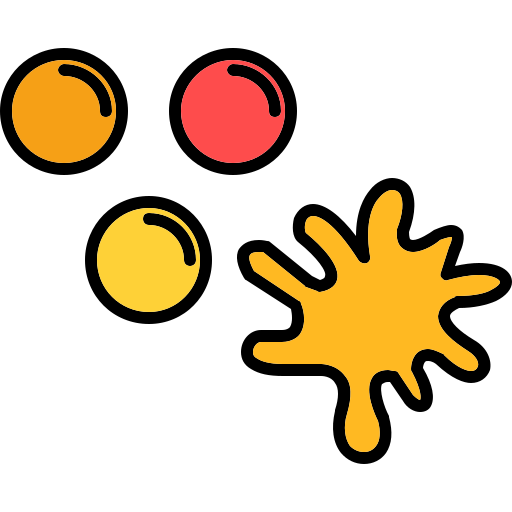 bolas de pintura Generic color lineal-color icono