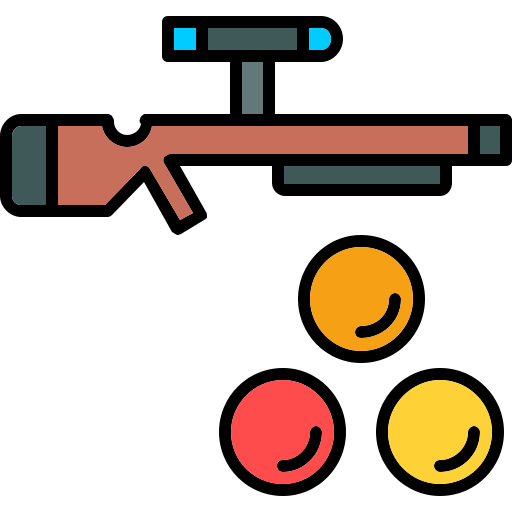 paintball geweer Generic color lineal-color icoon