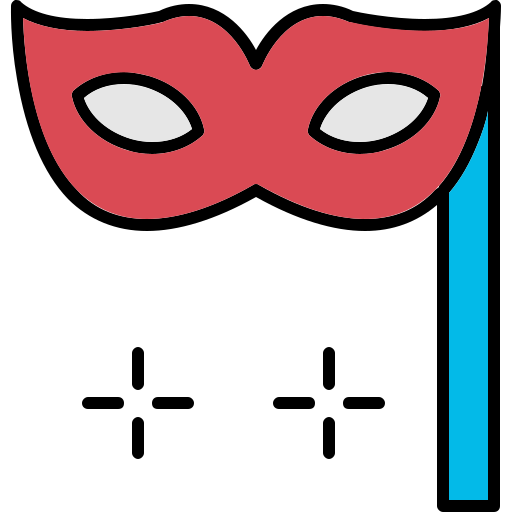 maska na oczy Generic color lineal-color ikona