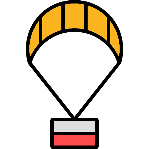 parapente Generic color lineal-color Icône