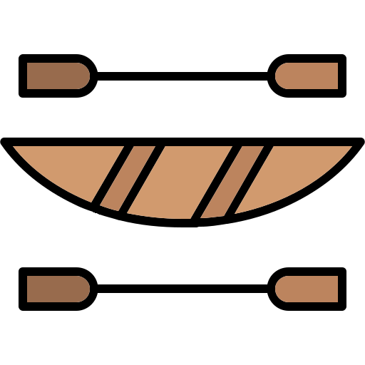 カヤック Generic color lineal-color icon