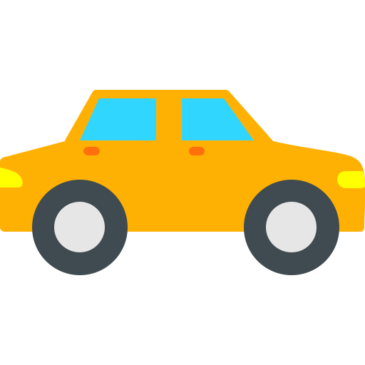 Car Generic color fill icon