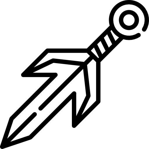 Кунаи Kawaii Lineal иконка