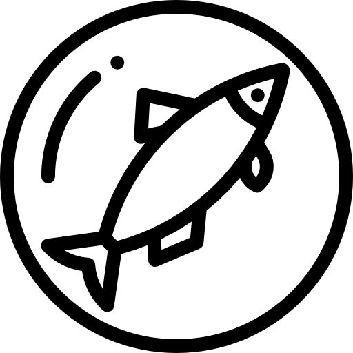 aringa Detailed Rounded Lineal icona