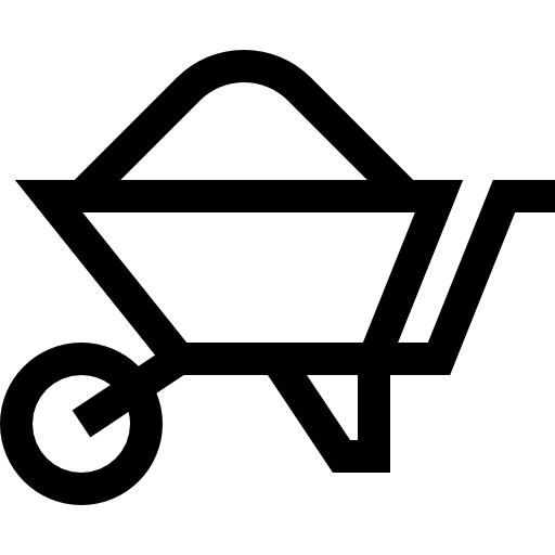 Wheelbarrow Basic Straight Lineal icon