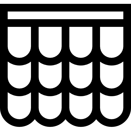 toit Basic Straight Lineal Icône