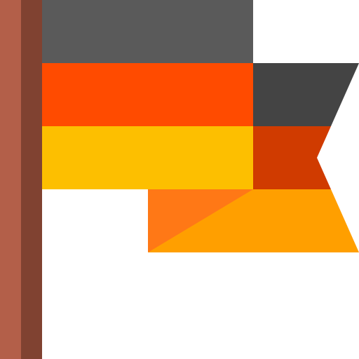 ドイツ Basic Straight Flat icon