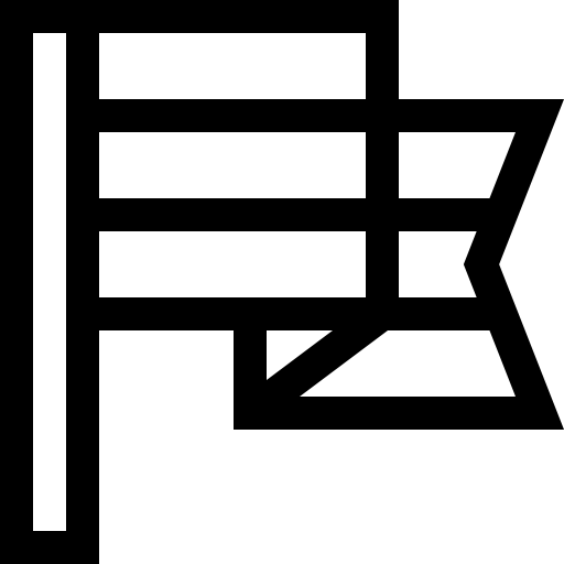 niemcy Basic Straight Lineal ikona